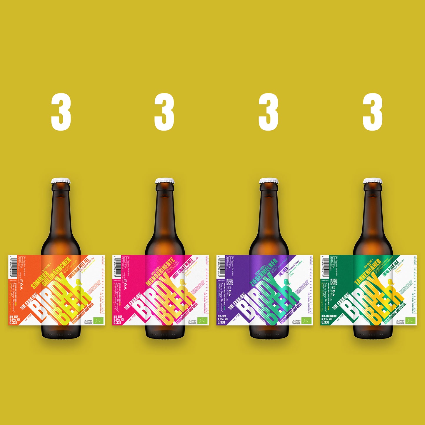 12er Vogel Mix 2 (Bio)