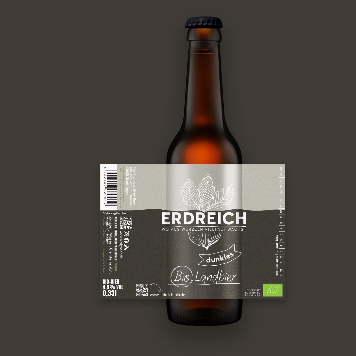12er ERDREICH - Bio Landbier dunkel *NEU*