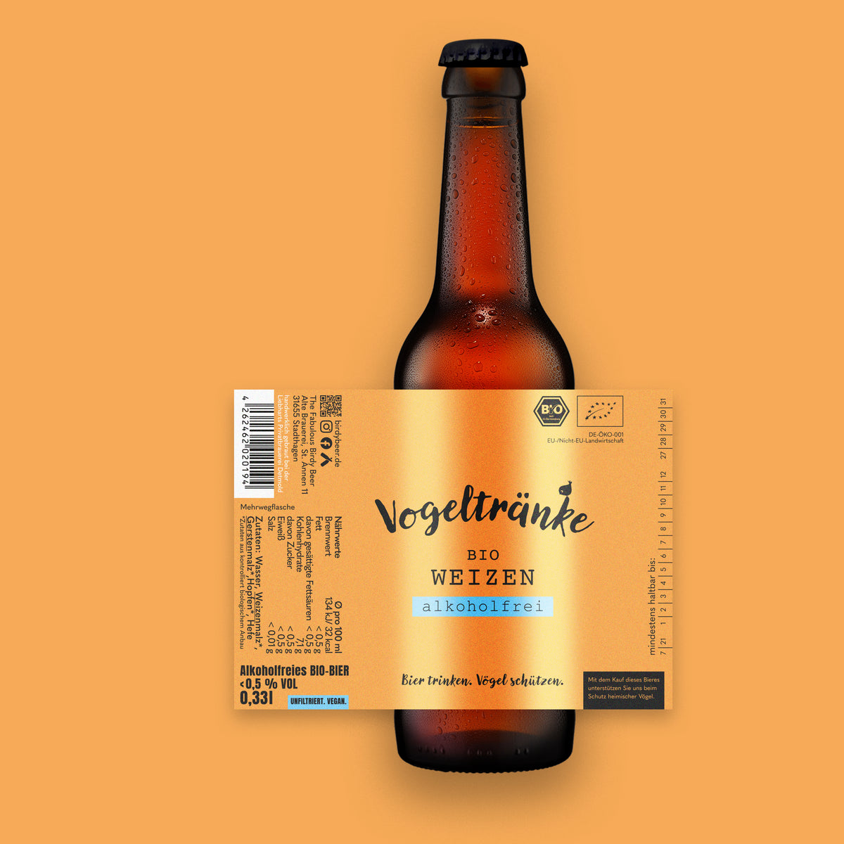Vogeltränke Bio Weizen - alkoholfrei *NEU*