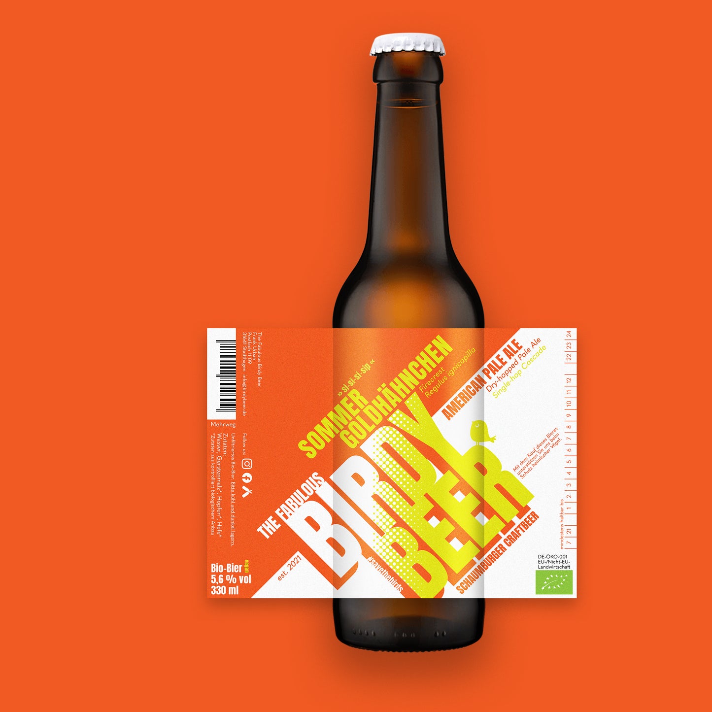 18er „Sommergoldhähnchen“ - American Pale Ale (Bio) *neue Abfüllung*