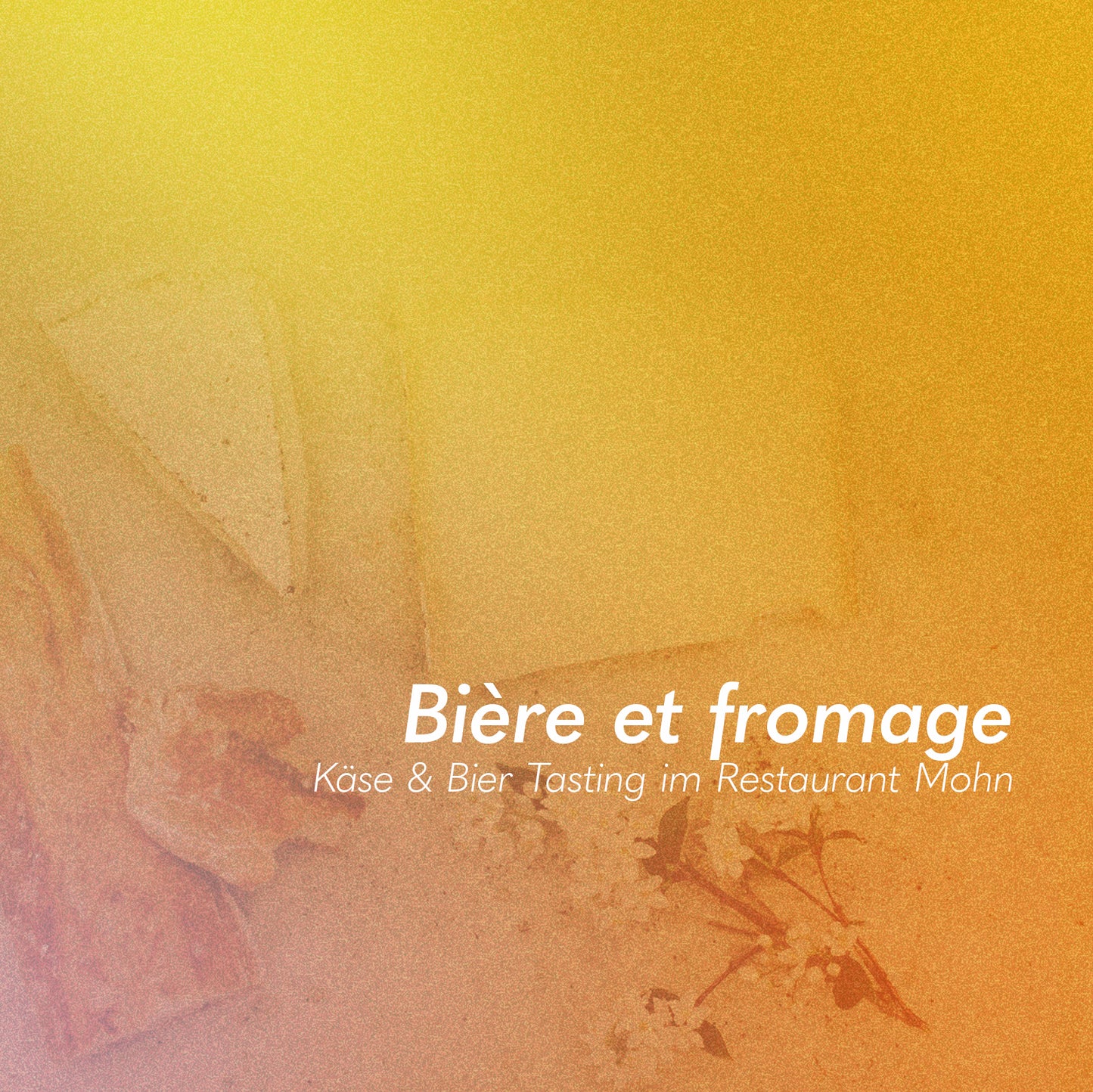Tasting: Bière et fromage - 30.03.2025