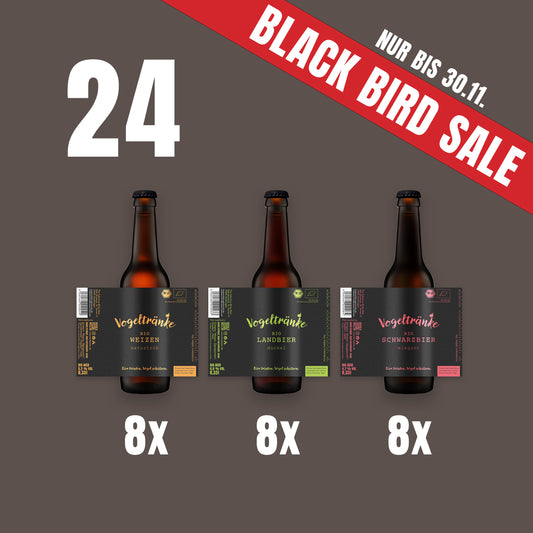 24er Vogeltränke Mix - BLACK BIRD SALE