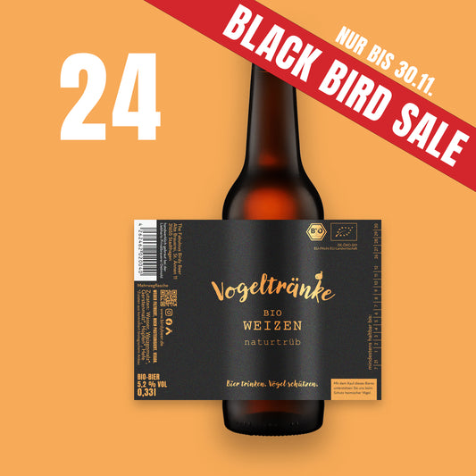 24er Vogeltränke Bio Weizen - BLACK BIRD SALE