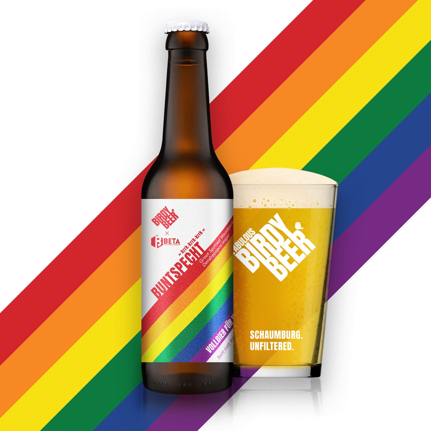 12er Buntspecht - Vollbier für Vielfalt (Bio-Helles)