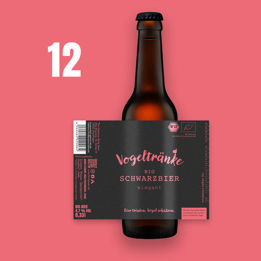 12er Vogeltränke Bio Schwarzbier *NEU*