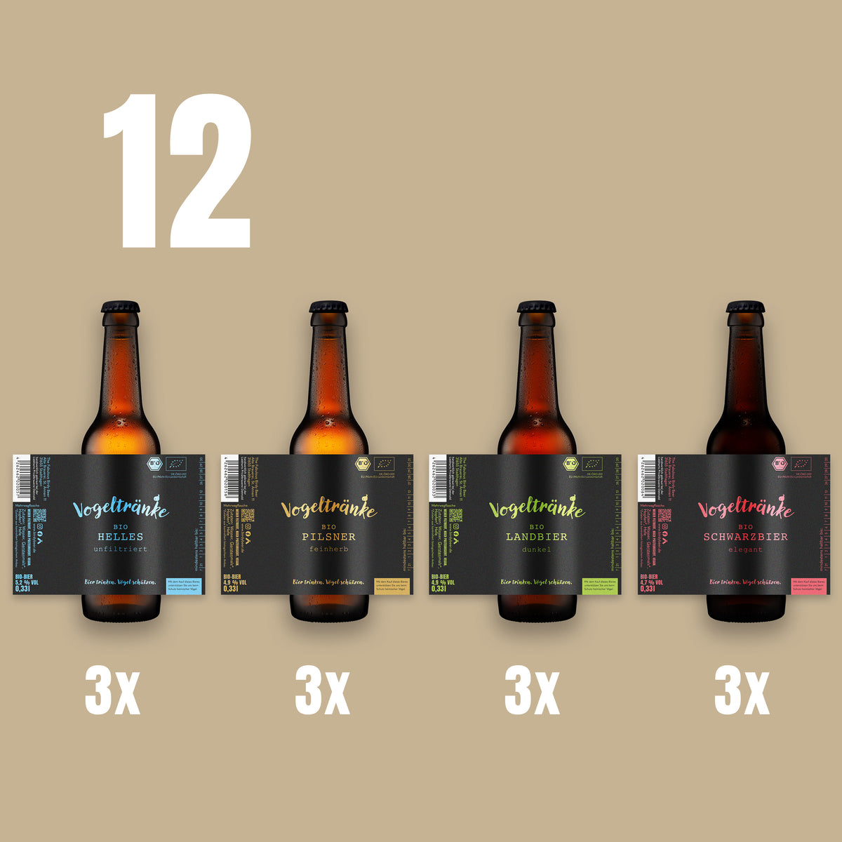 12er Vogeltränke Probierpaket